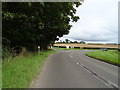 Bend in the A6108 towards West Tanfield