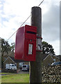 Elizabeth II postbox on Leyburn Road, Middleham