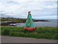 Buoy beside coastal path, Broadsea Shore, Fraserburgh