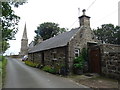 Cottage and kirk, Rathen