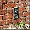 Flush bracket bench mark, Edingley Village Hall