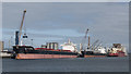 J3576 : Three ships at Belfast by Rossographer