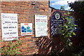 Advertisements by the Coventry Canal