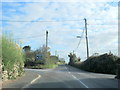 B3301 Upton Towans passing entrance to Maen Karne Concrete Products site