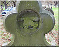 Headstone of William Sanders R.A,  (detail)