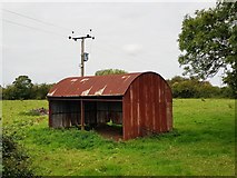 SO9261 : Rusty field barn off Hay Lane, near Goosehill Green by Jeff Gogarty