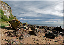 NH7459 : Coastline near Scart Craig by Julian Paren