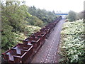 Steel coil wagons on the Genwen Loop