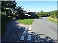 Road junction at Weobley Cross