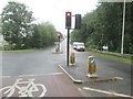 Traffic  lights  on  Hayes  Road,  junction  with  Hercules  Road