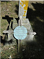 Battlefield cross in Woodbridge cemetery