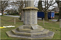 TQ5742 : Southborough War Memorial by N Chadwick