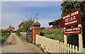 The approach to former Whitwell Station