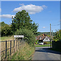 Waggon Lane entering Churchill in Worcestershire