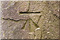 Cut Bench Mark, South Victoria Dock Road