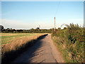 Lane across Oughtonhead Farm