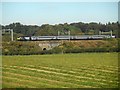 Train crossing the Luggie Water