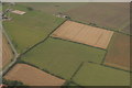 Ridge and furrow near Thorpe Tilney: aerial 2020