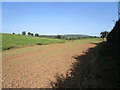 Ploughed field near Fishpool