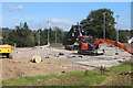 ST1998 : Constructing new athletics ground, Oakdale by M J Roscoe