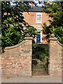 Wall and gate at Burgess House, Farnsfield