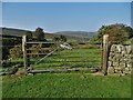 "Private" gate by Long Clough Brook, Moorfield