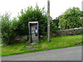 KX100 telephone box minus door on Hauxwell Road