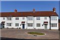 Tenterden: Terrace of three new houses in Three Fields Road