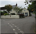 Postbox in a wall, Llanddewi Rhydderch, Monmouthshire