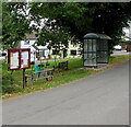 Village noticeboard, Llanddewi Rhydderch, Monmouthshire