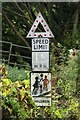 Old speed limit sign on track to Peppering Eye Farm