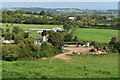 Looking down on Lower Stout Farm