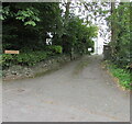 Entrance to the Old Vicarage, Llanddewi Rhydderch, Monmouthshire