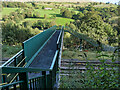 SD9626 : Footbridge over the Railway near Eastwood by David Dixon