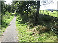 School Road footpath at Pool of Muckhart