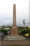 NS3321 : Memorial to Primrose William Kennedy, Ayr by Billy McCrorie