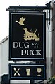 Sign for the Dug 
