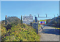 Gate to Predannack Airfield