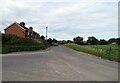 Glen Road and houses at Creeton