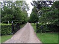 Driveway to Hallgarth House and Public Bridleway