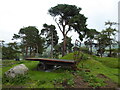 Old wagon above Moelwrch farm near Llanislin