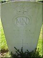 Bramshott Cemetery: CWGC grave (XII)