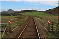 SH5137 : Wales Coast Path crossing the Railway near Criccieth by Chris Heaton