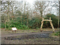 Start of Oxhey Woods Sculpture Trail