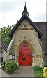 TQ5741 : Entrance, Christ Church by N Chadwick
