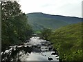 SD6996 : River Rawthey, looking downstream from Cautley footbridge by Stephen Craven