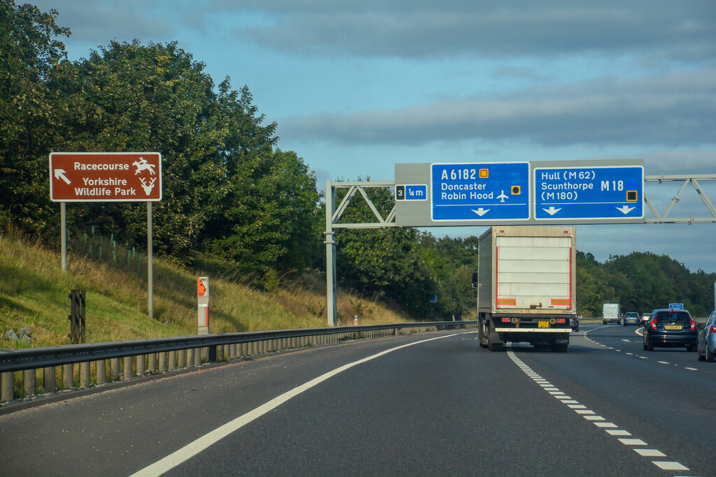 Loversall : M18 Motorway © Lewis Clarke :: Geograph Britain and Ireland