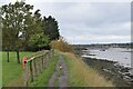 Seawall footpath at Hullbridge Rec