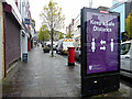H4572 : Scrolling display, High Street, Omagh by Kenneth  Allen