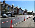 Road repairs on Clay Lane 0011